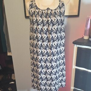 Anthropology 9-n15 stcl Cat Print Dress Medium